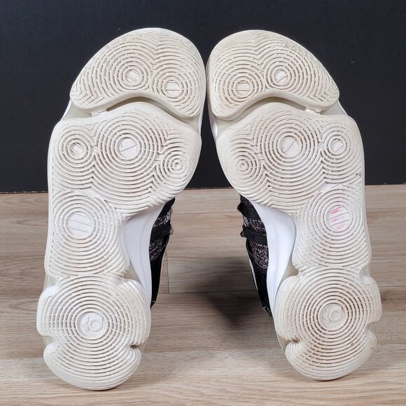 Nike Zoom KD 15 Oreo GS Shoes Size 7Y Black White Basketball Sneakers 918365-001 - Picture 6 of 8